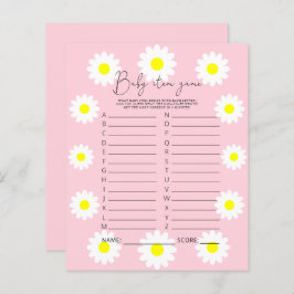 デイジー-ベビーアイテムのゲーム。赤ちゃんシャワーゲーム