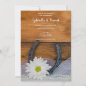 デイジー&ホースシューカントリー婚約バーンパーティー 招待状 (正面)