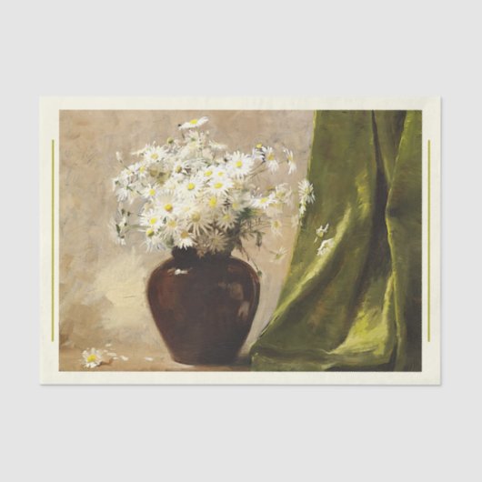 デイジー、ポール・フィッシャー・デコパージュ 薄葉紙 (正面)