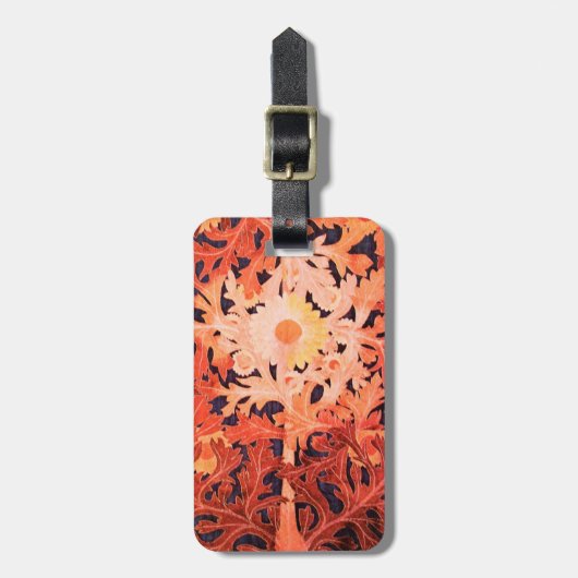 デイジー/マルゲライト/マルゲリータ，パーチメント ラゲッジタグ (正面縦)