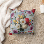 デイジー、ライリー、チューリップ クッション (ブランケット)