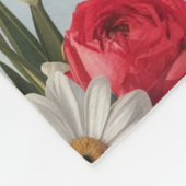 デイジー、ライリー、チューリップ フリースブランケット (角)