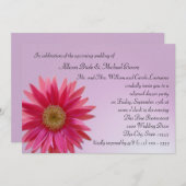 デイジー リハーサル ディナー 招待状 (正面/裏面)