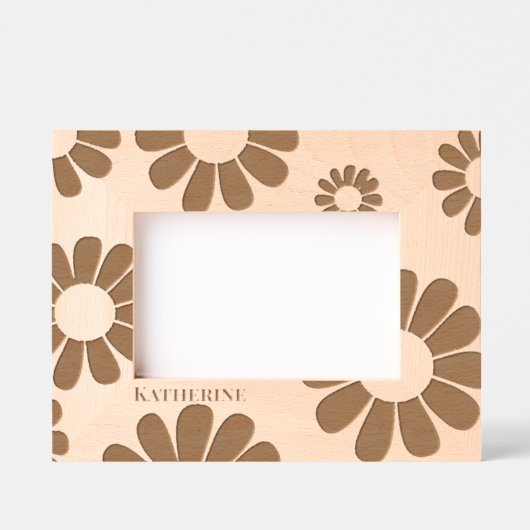 デイジー レーザー彫刻フレーム (正面)