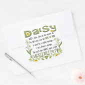 デイジー、与えデイジー答えDo スクエアシール (封筒)