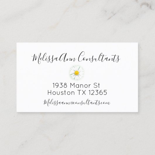 デイジー 予約カード (裏面)