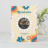 デイジー 卒業おめでとう 招待状 (スタンド正面)