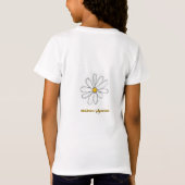 デイジー 名前 女の子のTシャツ Tシャツ (裏面)