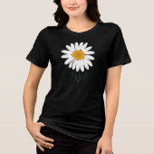 デイジー 女性 ミニマリスト グラフィック Tシャツ (正面)