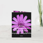 デイジー 感謝の気持ちを伝えるカード サンキューカード (裏面)