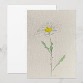 デイジー 招待状 (正面/裏面)