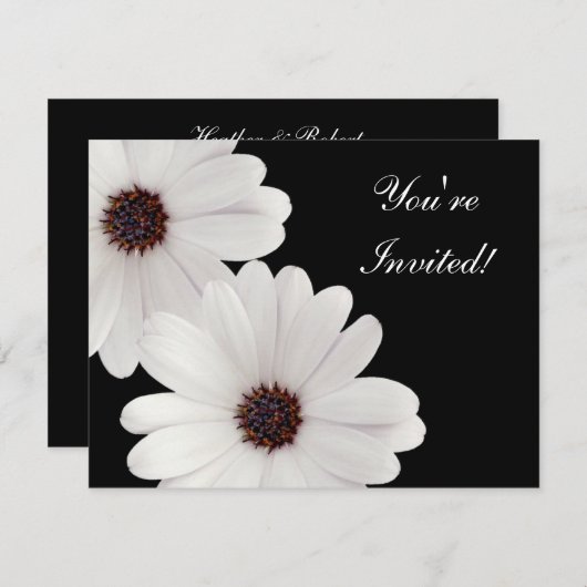 デイジー 招待状 (正面/裏面)