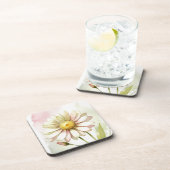 デイジー 水彩 花 モダン プロフェッショナル コースター (右側)