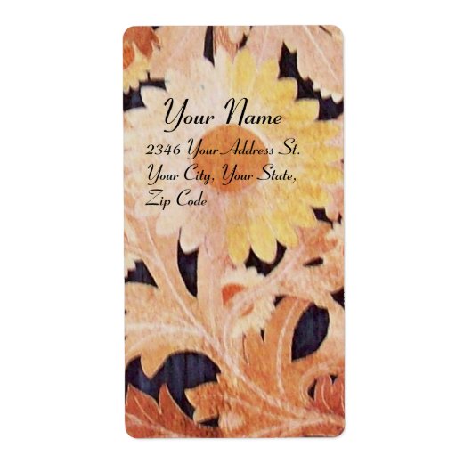 デイジー、白い茶色の黒 ラベル (正面)