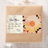 デイジー、白い赤のピンクの黒 ラベル (インサイチュ)