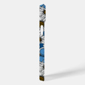 デイジー、白い野生の花と青い蝶 Case-Mate iPhoneケース (裏面 / 右)