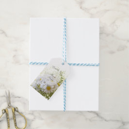 デイジー – 編集可能結婚ブーケ ギフトタグ