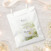 デイジー – 編集可能結婚ブーケ フェイバーバッグ (クリップ留めされた状態)