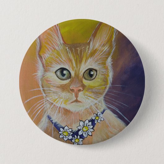 デイジー 缶バッジ (正面)