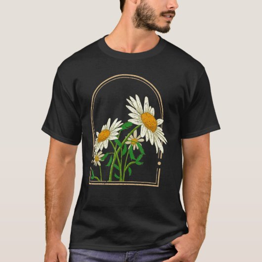 デイジー 花 ガーデナー 植物園 自然 プラン Tシャツ (正面)