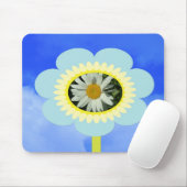 デイジー、花、青空 マウスパッド (マウス)
