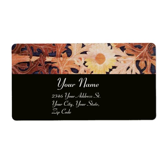 デイジー、茶色の黄色の黒 ラベル (正面)