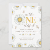 デイジー 誕生日 招待状, ワンダフルデイジー 1歳 招待状 (正面)