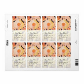 デイジー、赤ピンク白ブラック ラベル (フルシート)