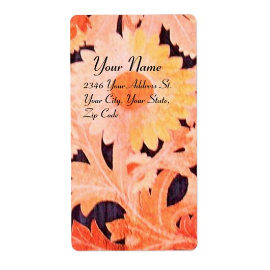 デイジー、赤ピンク黒 ラベル (正面)