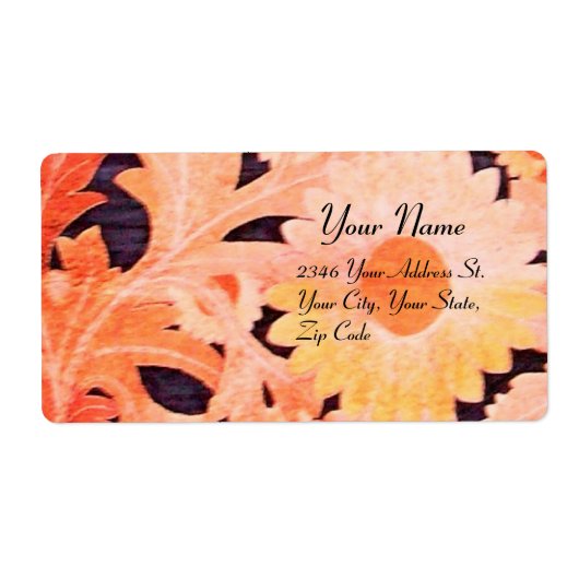 デイジー、赤褐色の黒 ラベル (正面)