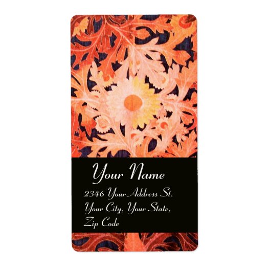 デイジー、赤褐色の黒 ラベル (正面)