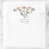 デイジー - 長方形のステッカー 楕円形シール (バッグ)