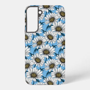 デイジー、青い花の野生の花 SAMSUNG GALAXY S22+ケース