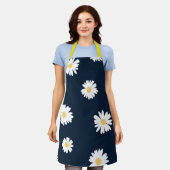 デイジー（青） エプロン (着用した状態)