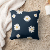デイジー（青） クッション (ブランケット)