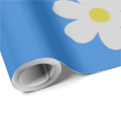デイジー（青） ラッピングペーパー (ロールコーナー)