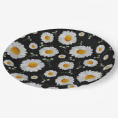 デイジー（黒） ペーパープレート (アングル)