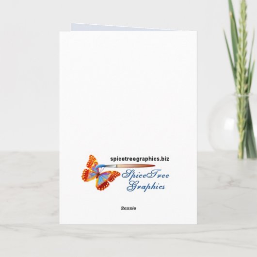 デイジー- Get Well カード (裏面)