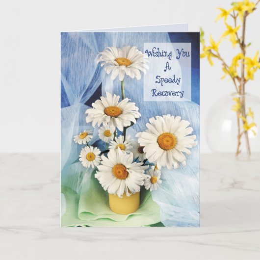 デイジー- Get Well カード (黄色い花)
