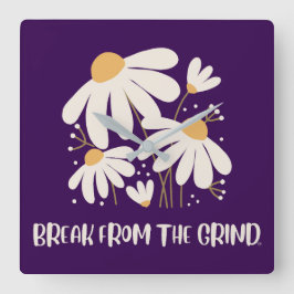 デイジーBFTGクロック スクエア壁時計