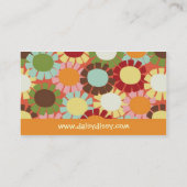 デイジーDissy -オレンジ-名刺 名刺 (裏面)