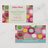 デイジーDissy -ピンク-名刺 名刺 (正面/裏面)