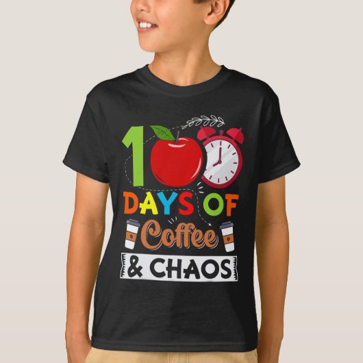 デイスクールコスチューム先生100日のコーヒーと Tシャツ (正面)