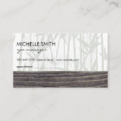 デイスパバンブーウッドトリムアポイントメントカード 予約カード (裏面)