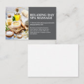 デイスパ油と塩 | 美しいヘルス 名刺 (正面/裏面)