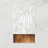 デイスパ竹木のトリム背景 名刺 (裏面)