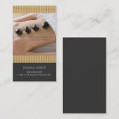 デイスパ |マッサージセラピー名刺 名刺 (正面/裏面)