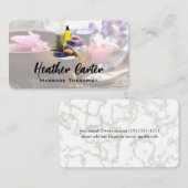 デイスパ | 入浴剤油及びハーブ石鹸 名刺 (正面/裏面)