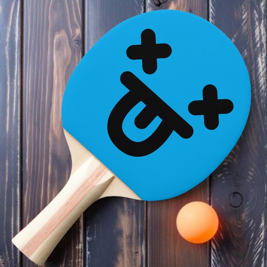 デイズタングアウト顔ブルー卓球ラケット 卓球ラケット