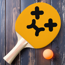 デイズプティ顔オレンジ卓球ラケット 卓球ラケット